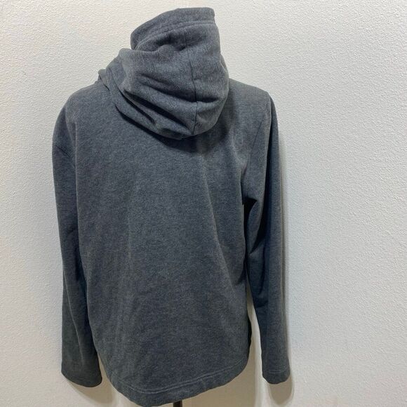 Lauren Ralph Lauren Gray Snap Front Cardigan Sweater Jacket Mock Neck Size Large - Picture 6 of 8